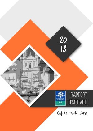 Rapport activité Caf Haute Corse 2018