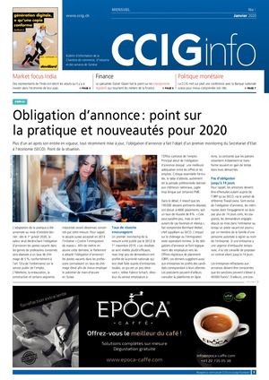 CCIGinfo No 1 - Janvier 2020