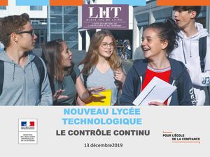 Le contrôle continu en lycée technologique