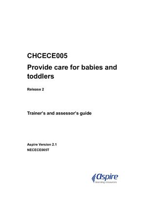 Chcece005 Trainers And Assessors Guide