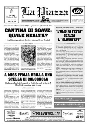 Giornale La Piazza N°80 Novembre 2005