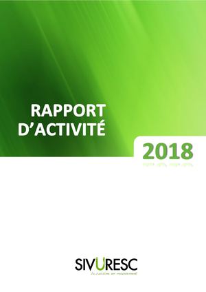 Rapport d'Activité SIVURESC 2018