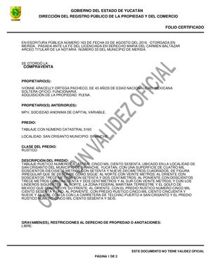 San Crisanto Ivonne Ortega