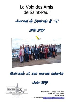AMICALE ST PAUL REZE JOURNAL 32