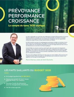 Le compte de taxes 2020 expliqué