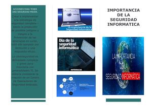Importancia De La Seguridad Imformatica