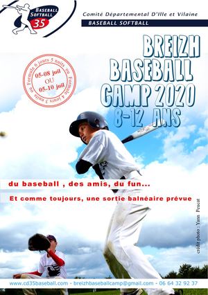 Breizh Baseball Camp 8-12ans