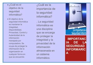 Cuál Es El Objetivo De La Seguridad Informática