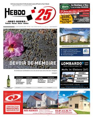 HEBDO PONTARLIER 2018 SEMAINE 45