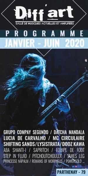 Programme Janvier-Juin 2020 Diff'art