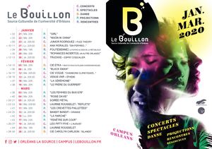 Programme Le Bouillon - Janvier à Mars 2020
