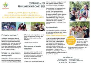 Eedf Plaquettes Minis Camps 2020