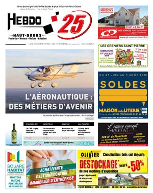 HEBDO PONTARLIER 2018 SEMAINE 25