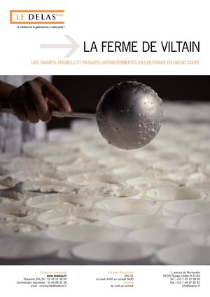 Gamme La Ferme De Viltain Produits Laitiers D'île De France En Circuit Court Sp