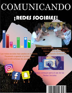 Portada de revista sobre las redes sociales