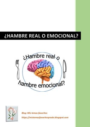 El Hambre Emocional