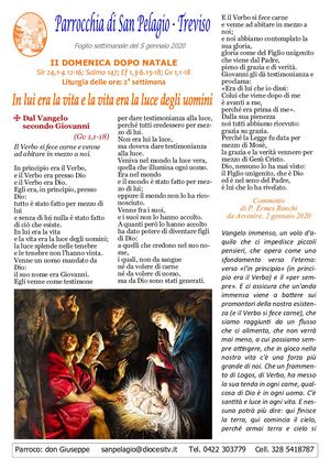 20200105 2 Domenica Natale A