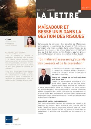 Lettre Besse Agro Décembre 2019