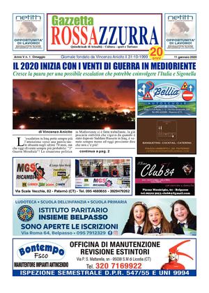 Gazzetta Rossazzurra Anno V N 1 Del 11 1 2020