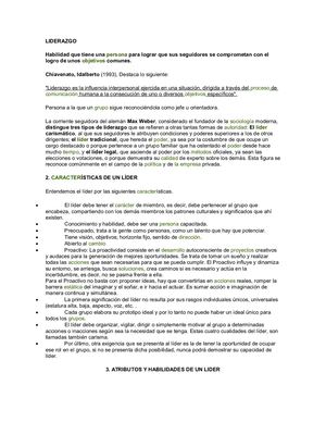 Concepto de liderazgo