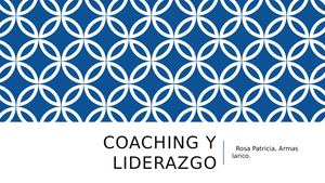 Coaching Y Liderazgo