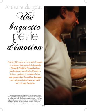 Une baguette pétrie d'émotion