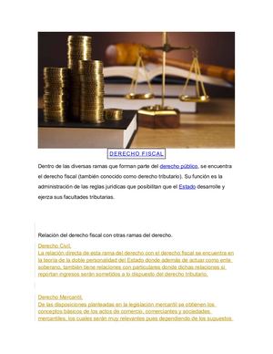 Definición Dederecho Fiscal