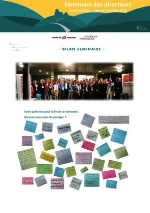 Bilan Seminaire Directeurs V5