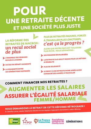 Pour une retraite décente et une société plus juste