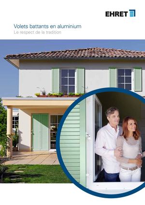 Catalogue volets battants EHRET