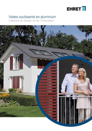 Catalogue volets coulissants EHRET