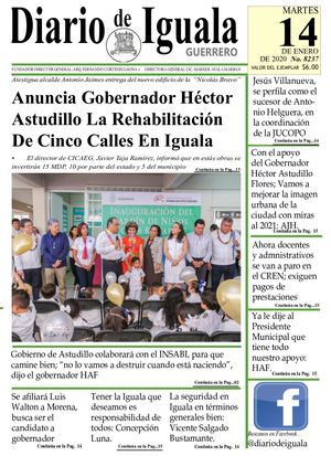 Martes 14 De Enero De 2020 Iguala