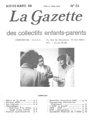 La Gazette 25 Novembre 1988