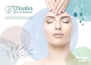 Livret de soins 2020 - Spa Thermal O'Balia