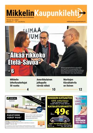 Mikkelin Kaupunkilehti 3/2020