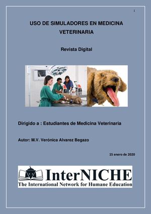 Uso de Simuladores en Medicina Veterinaria