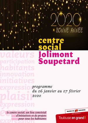 Centre social Jolimont - Soupetard, le programme de janvier et février 2020