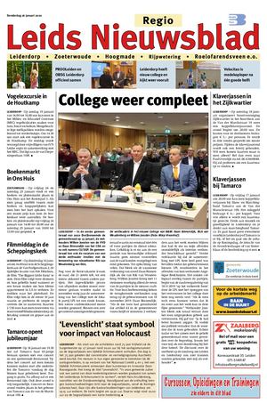 Leids Nieuwsblad Regio 16 01 2020