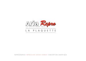 Plaquette ARIA Repro