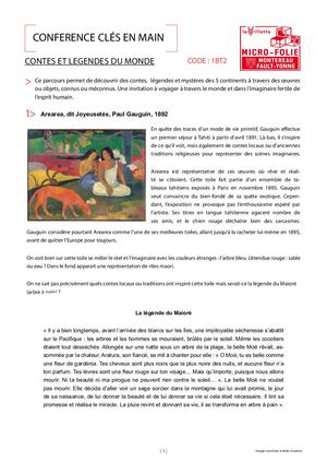 Calameo Micro Folie Contes Et Legendes