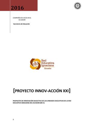Proyecto Innovacción XXI