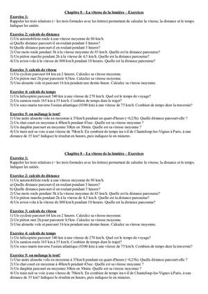 4e - Chapitre 8 - Exercices Version 2