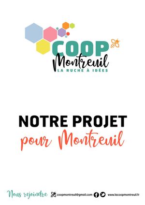 Le projet de la Coop' Montreuil