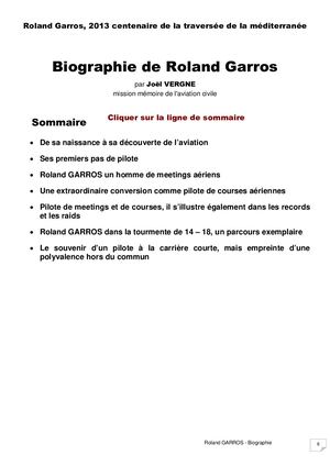 2013 Roland Garros, Biographie Par Joel Vergne