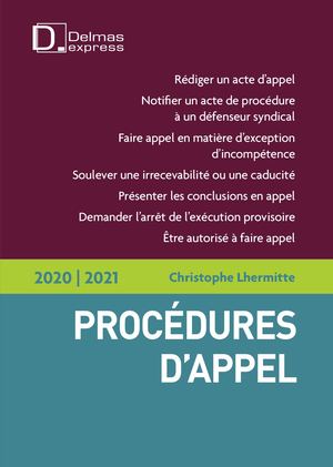 Procedure D Appel 2020 2021_Extraits