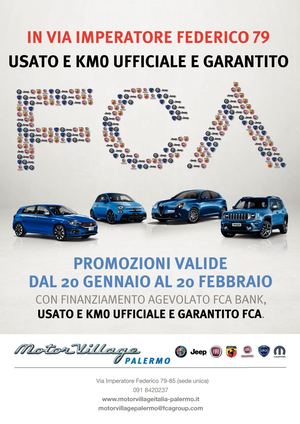 Volantino Motor Village Palermo Promozioni Gennaio
