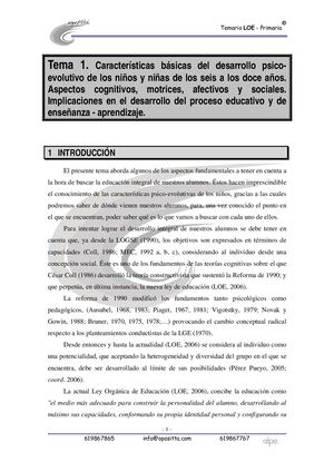 Tema Muestra Primaria