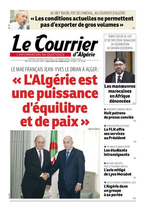 Le Courrier d'Algérie du mercredi 22 janvier 2020