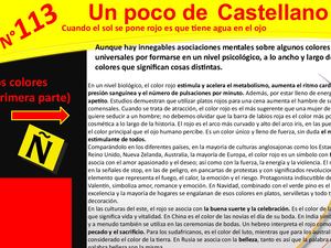 113 Un Poco De Castellano