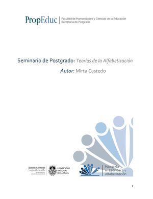 Teorías De La Alfabetización